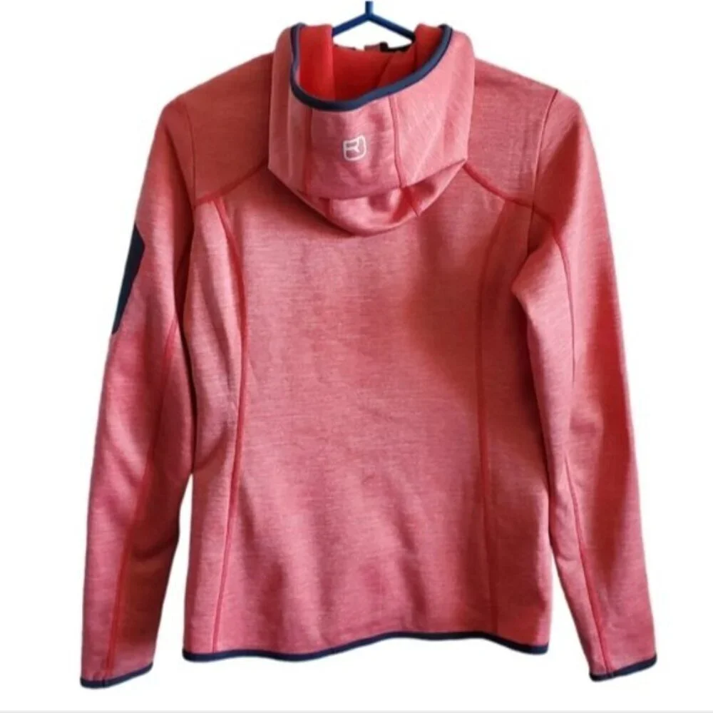 Ortovox Fleece Melange Wool-Blend Hoodie Jacket Size S - Picture 2 of 16